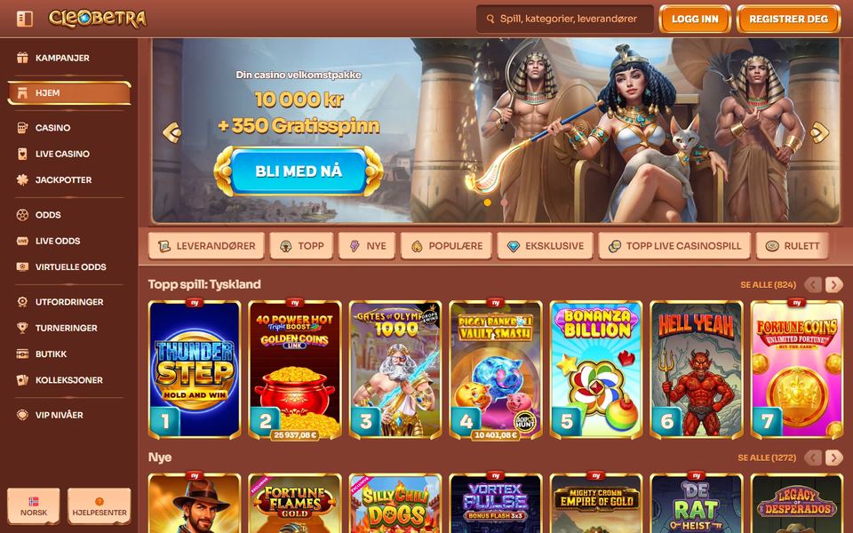Cleobetra Casino — lobby